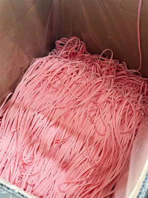 el gancho elástico 5m m ajustable de la tela de las bandas del oído de 3.5m m coloreó para la mascarilla 3D