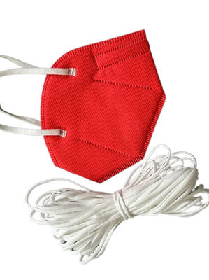 gancho plano MSDS de Spandex del oído de 3.5m m del poliéster 5m m elástico de las bandas