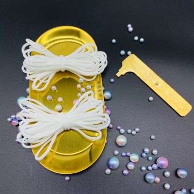 Cinta elástico redonda de nylon 2.5m m de la banda de secuencia del cordón de la cuerda del gancho de Spandex 3m m 4m m 5m m 6m m