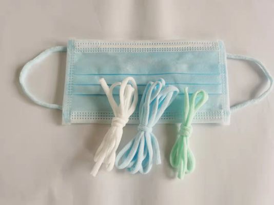 Gancho material de la banda elástica del super suave para la mascarilla médica 3/16&quot; 5m m