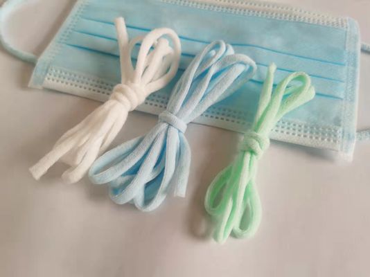 Gancho material de la banda elástica del super suave para la mascarilla médica 3/16&quot; 5m m