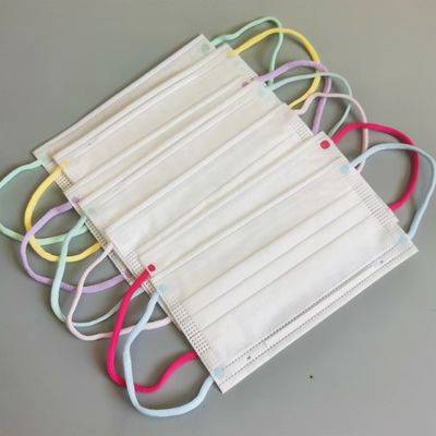 Cordón elástico del gancho suave para la mascarilla 5m m 6m m
