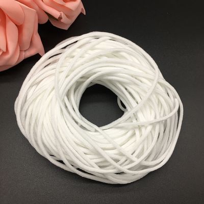 Ronda de nylon médica de Spandex del cordón el elástico de la mascarilla y del poliéster del gancho de la banda de las correas