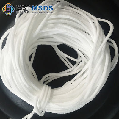 Ronda de nylon médica de Spandex del cordón el elástico de la mascarilla y del poliéster del gancho de la banda de las correas