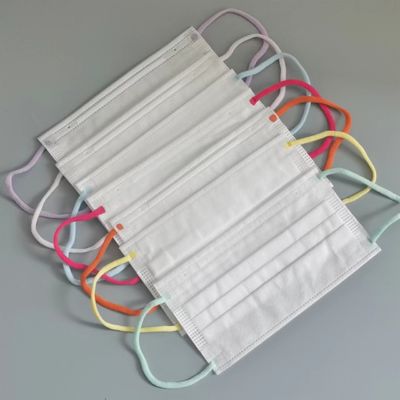 El oído elástico suave de la comodidad de 3 capas coloca el cordón elástico plano suave 6m m coloridos de la cuerda