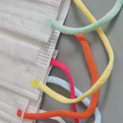 el oído elástico suave plano de 5m m coloca los accesorios mullidos de la mascarilla de la banda 5m m 6m m