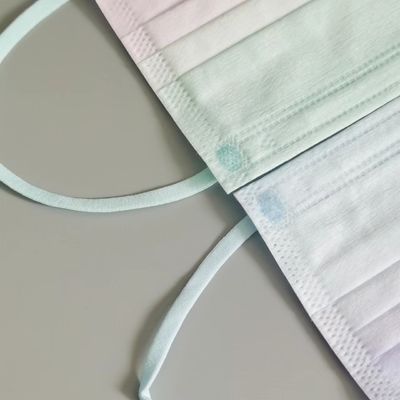 Cordón coloreado material 5.0m m de la banda elástica de la mascarilla del lazo elástico disponible del oído