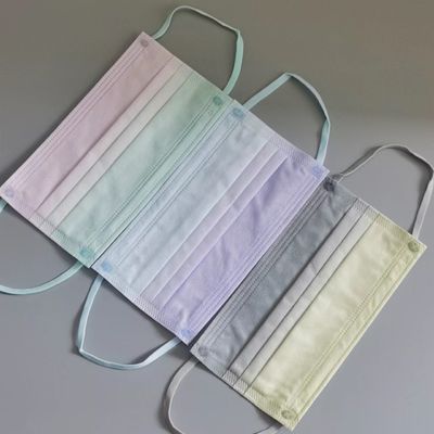 lazo elástico disponible 3.5m m coloridos del oído de la mascarilla 3ply 5m m