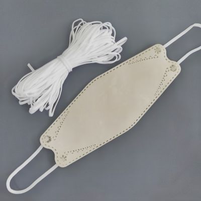el oído plano elástico suave de 3.5m m coloca el cordón elástico del gancho de la banda para la mascarilla