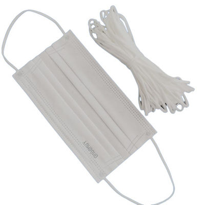Cordón elástico del gancho plano de la mascarilla 1/8 pulgada poliéster de 1/4 pulgada 5M M