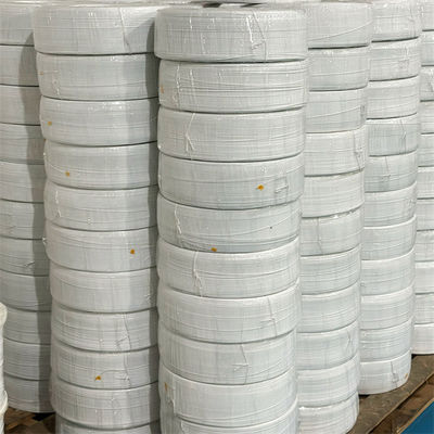 Alambre plano ajustable de la nariz para el clip plástico lleno del puente de la nariz de la mascarilla 3m m 5m m PE PP